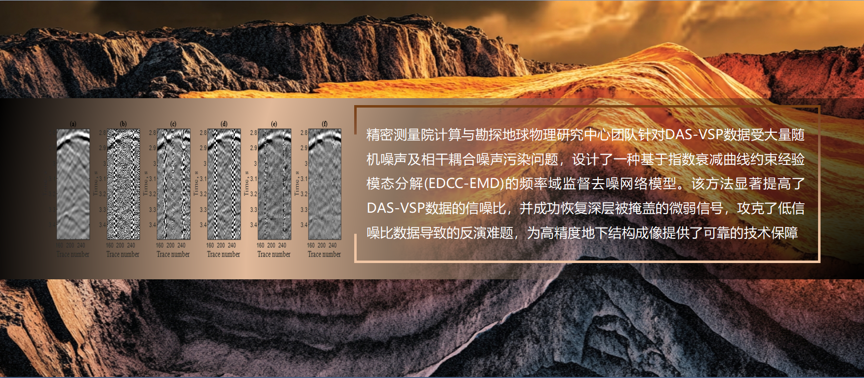 PA真人国际在DAS-VSP地震数据多源噪声高精度压制方面取得新进展